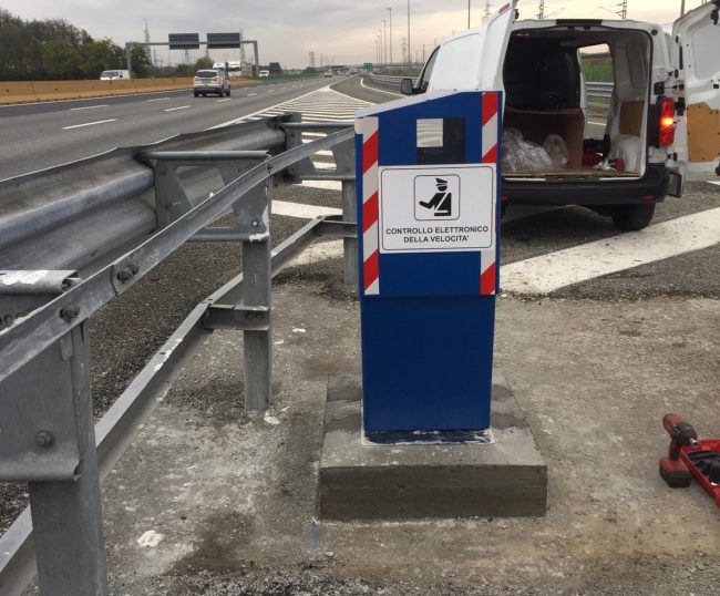 Autostrada A4 Torino Milano, c’è un nuovo autovelox