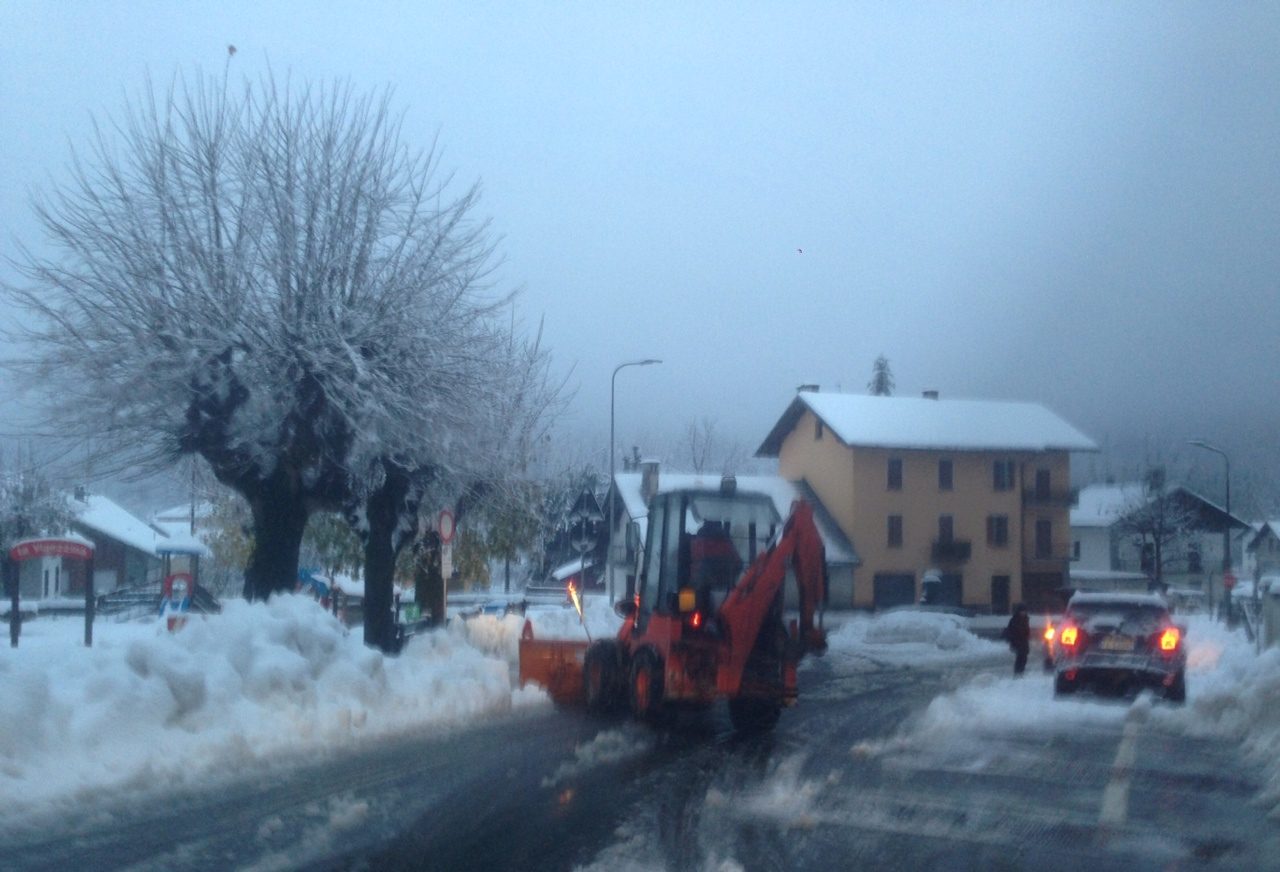 Neve e ancora neve, copiosa e abbondante
