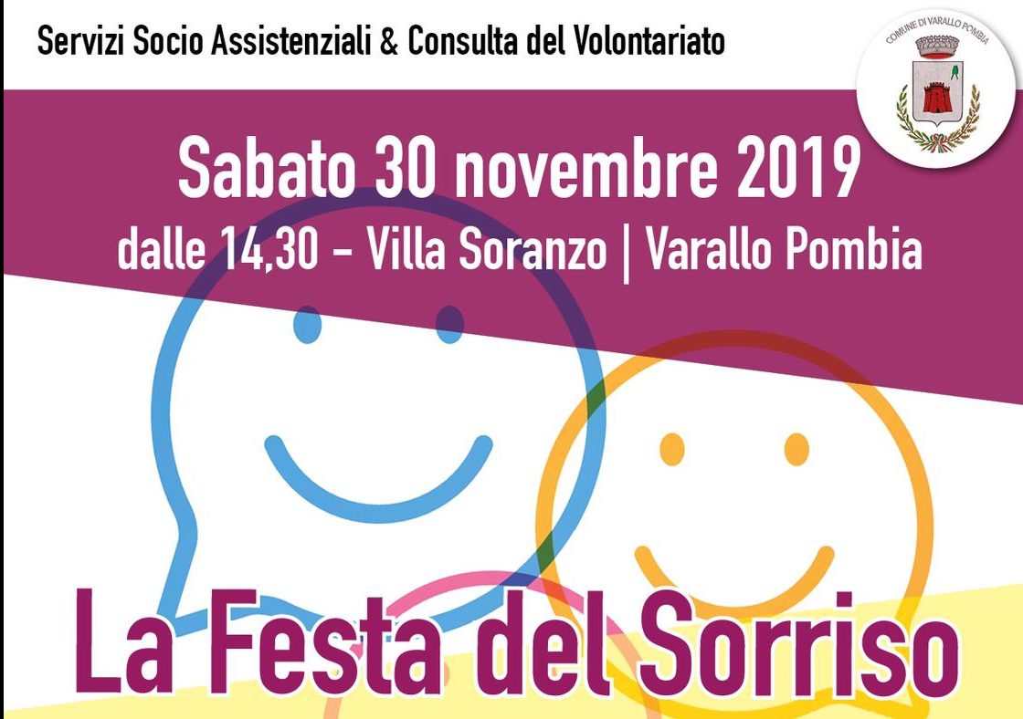 Festa del sorriso a Villa Soranzo di Varallo Pombia