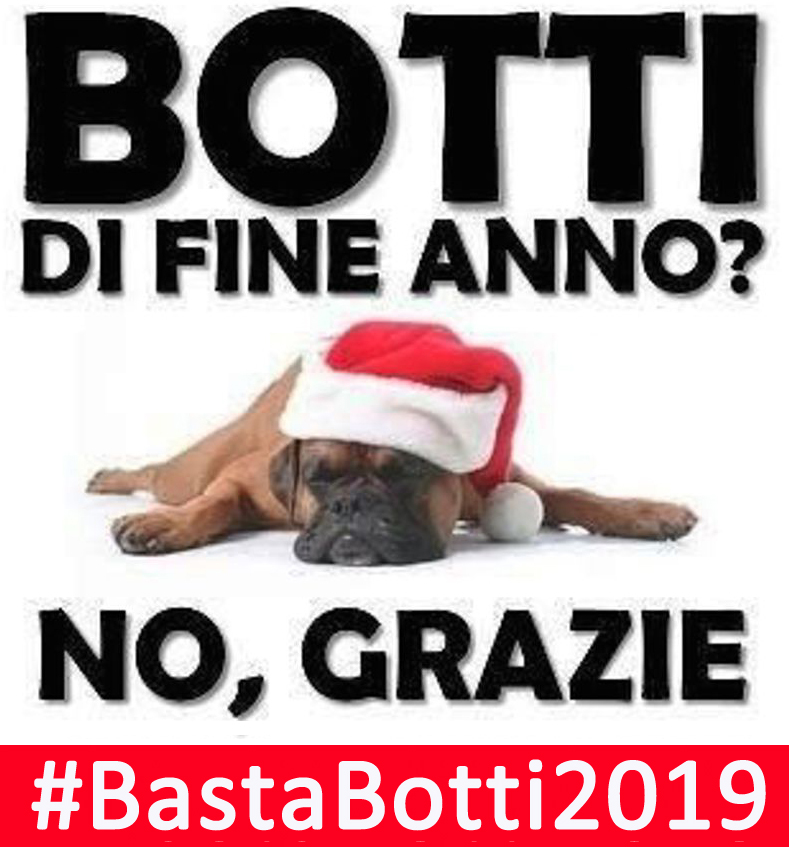 Partito Animalista Italiano lancia la campagna “Basta botti 2019”