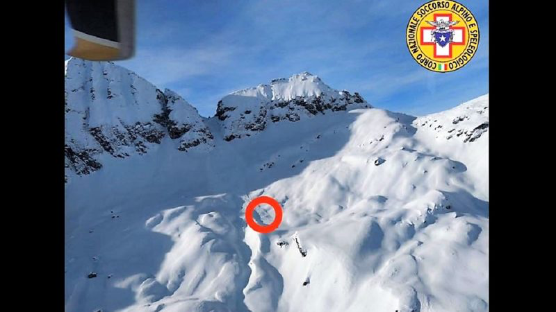 Ecco la valanga che ha ucciso Daniele Fizzotti