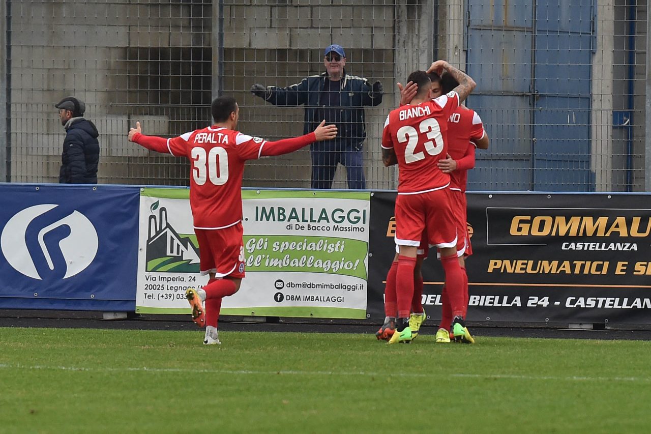 Il Novara calcio espugna Busto Arsizio