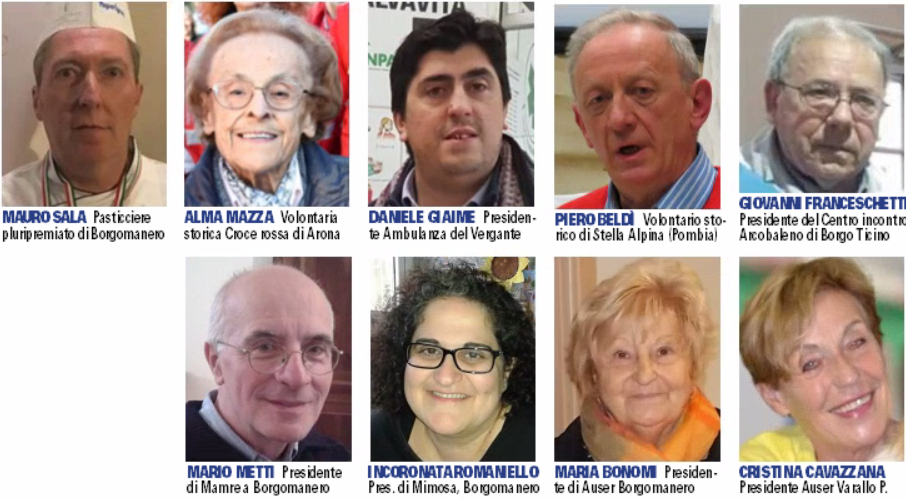 Personaggio dell’anno: votate il vostro preferito su Giornale di Arona e Borgomaneroweek