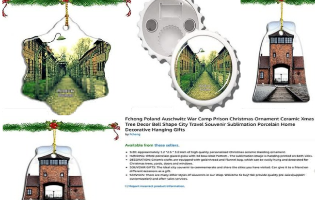 Utenti inorriditi: Amazon ritira decorazioni natalizie a tema Auschwitz