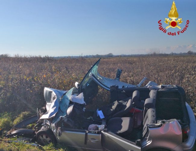 Incidente frontale: uomo portato con l’elisoccorso al Maggiore di Novara