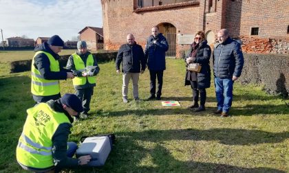 Primo volo di ricognizione sul novarese per il drone Maverick