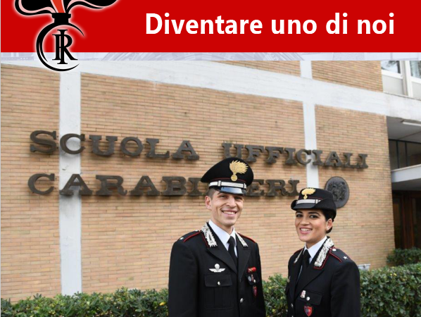 Concorso per l’Accademia Militare per la formazione degli Ufficiali dell’Arma dei Carabinieri