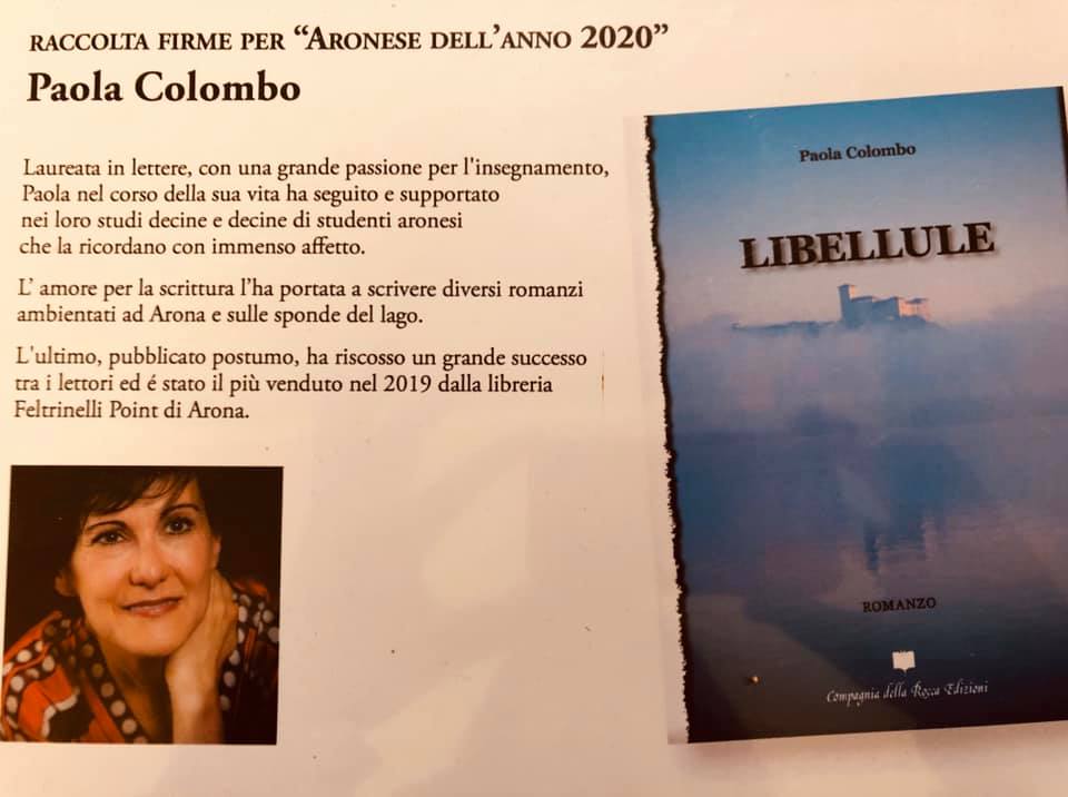 Aronese dell’anno: si raccolgono le firme per Paola Colombo
