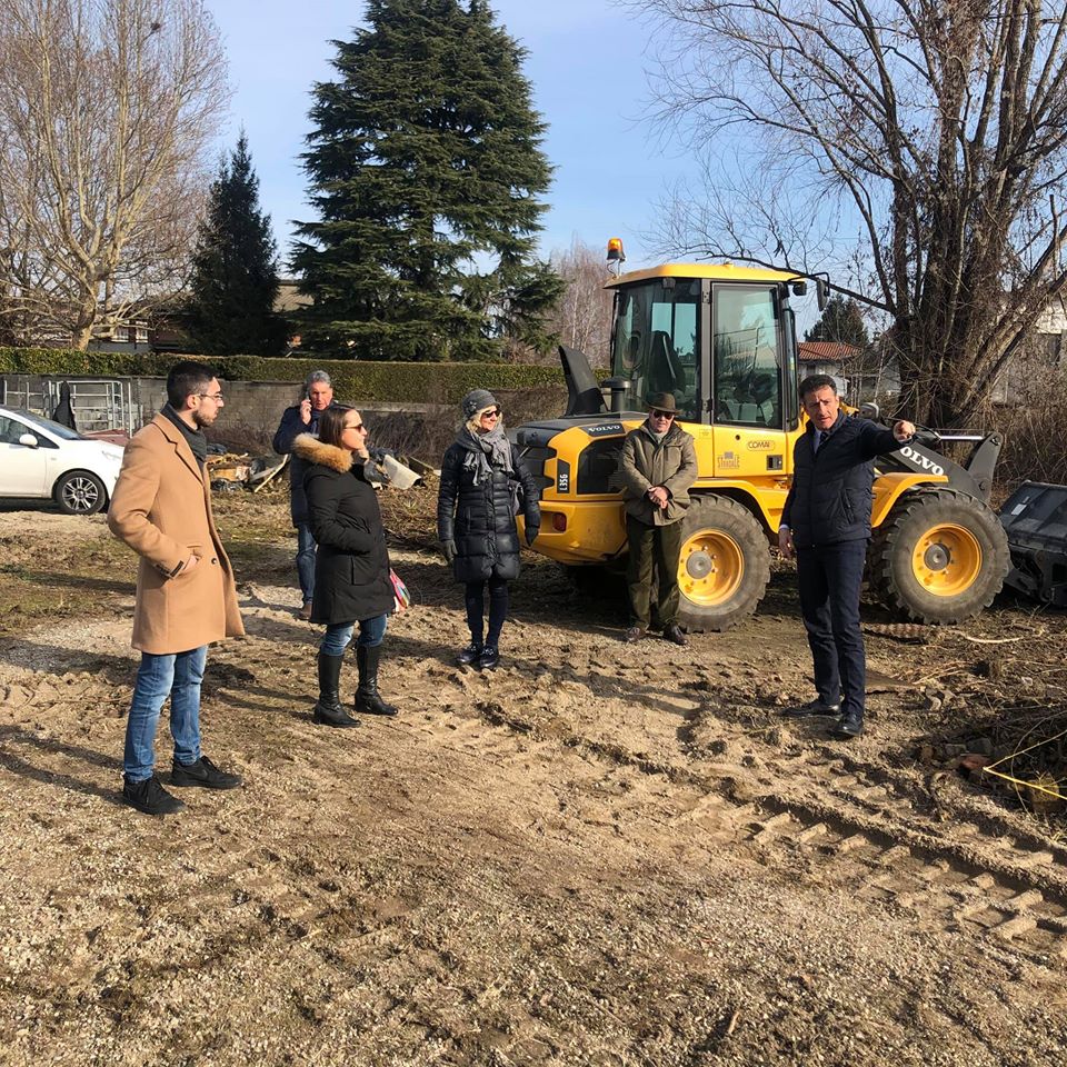 Arona nuovo parcheggio da 52 stalli in via Monterosa