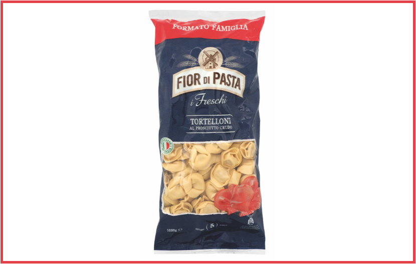 Penny Market richiama i tortelloni al prosciutto crudo Fior di Pasta