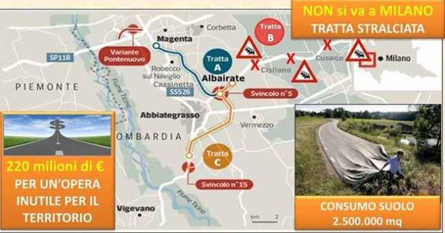 Il Tar ferma la Superstrada per Malpensa