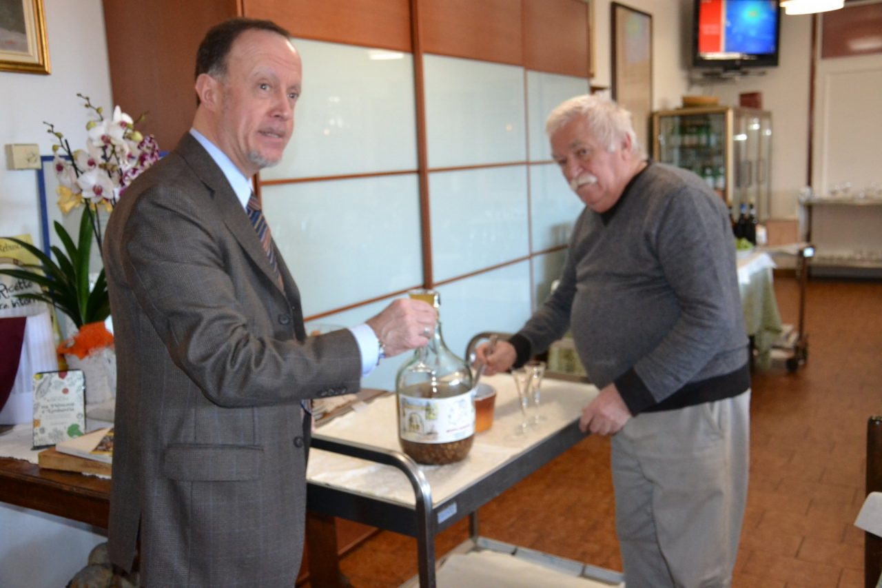 A Borgomanero è stata riprodotta la grappa Marazza