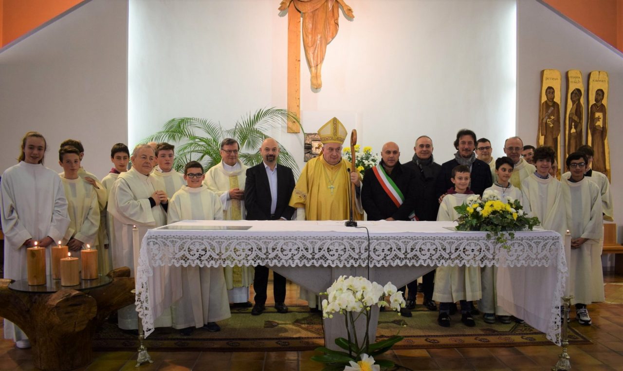 A Borgomanero la visita del vescovo per la festa dei salesiani