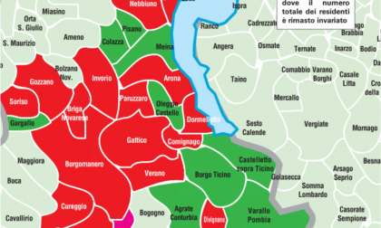 Popolazione in calo quasi ovunque nell'Aronese e Borgomanerese