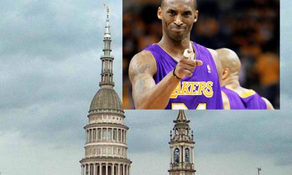 Novara, anche la Cupola rende omaggio a Kobe Bryant
