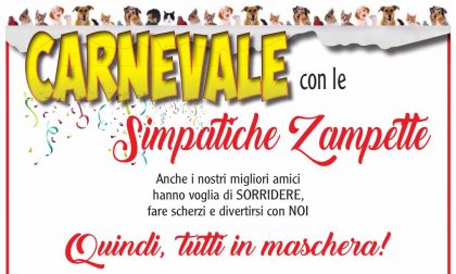 Tutti in maschera per il Carnevale delle Simpatiche zampette!