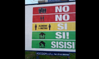 Borgosesia maxi-manifesto mette scena di sesso tra le cose che si possono fare