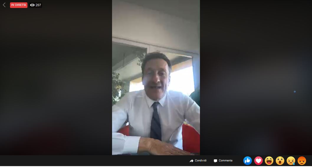 Coronavirus, la diretta Facebook di Alberto Gusmeroli: “Un caso a Cavallirio”