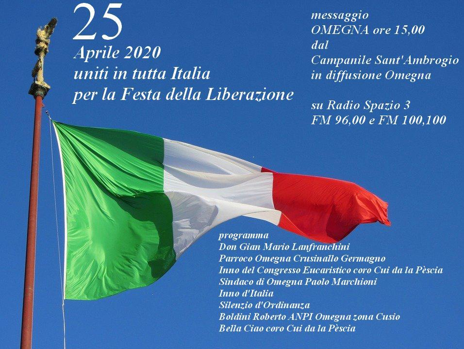 A Omegna il 25 aprile sarà in filodiffusione