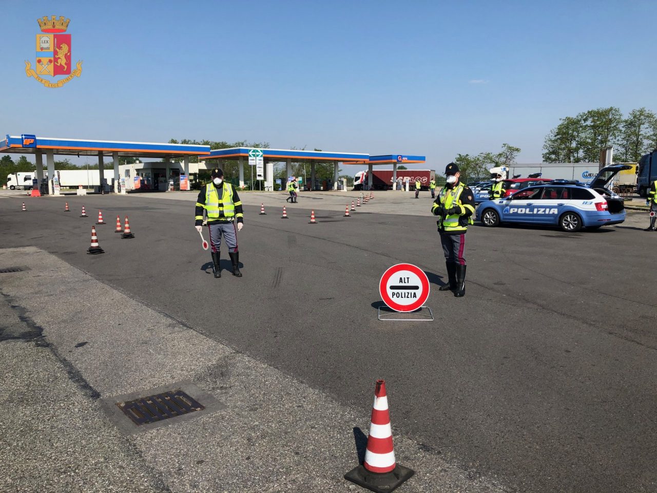 Emergenza Coronavirus: la polizia ha chiuso l’autostrada A4 a Novara nord