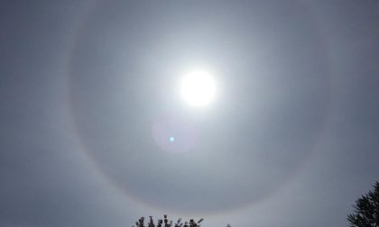Alone intorno al sole visto anche in Piemonte | VIDEO
