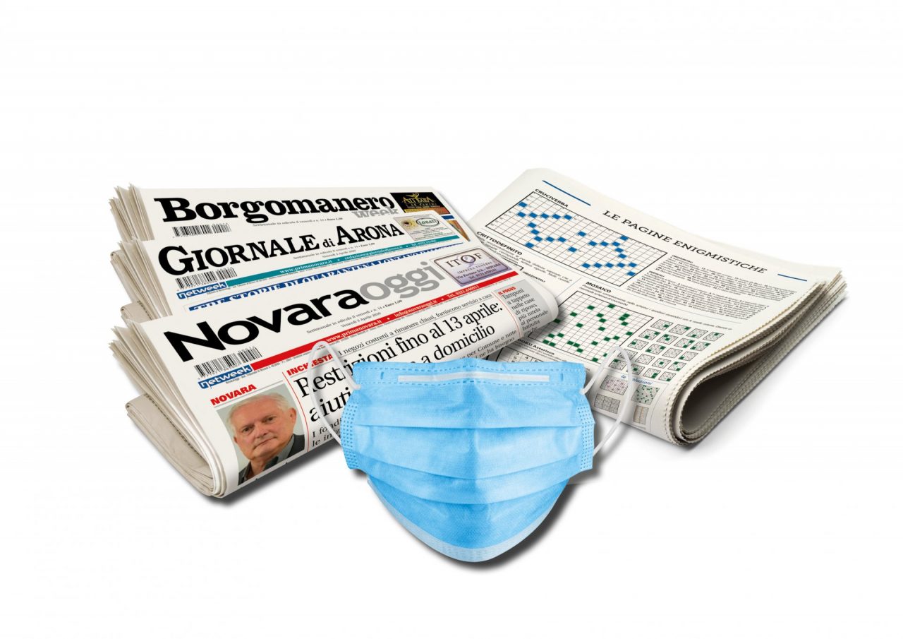 Oggi una mascherina insieme ai nostri giornali