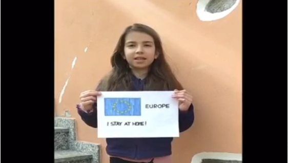 Alunni in video per dire “Io sto a casa” a Castelletto