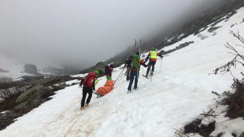 Infortunio sulla neve: giovane soccorso in quota