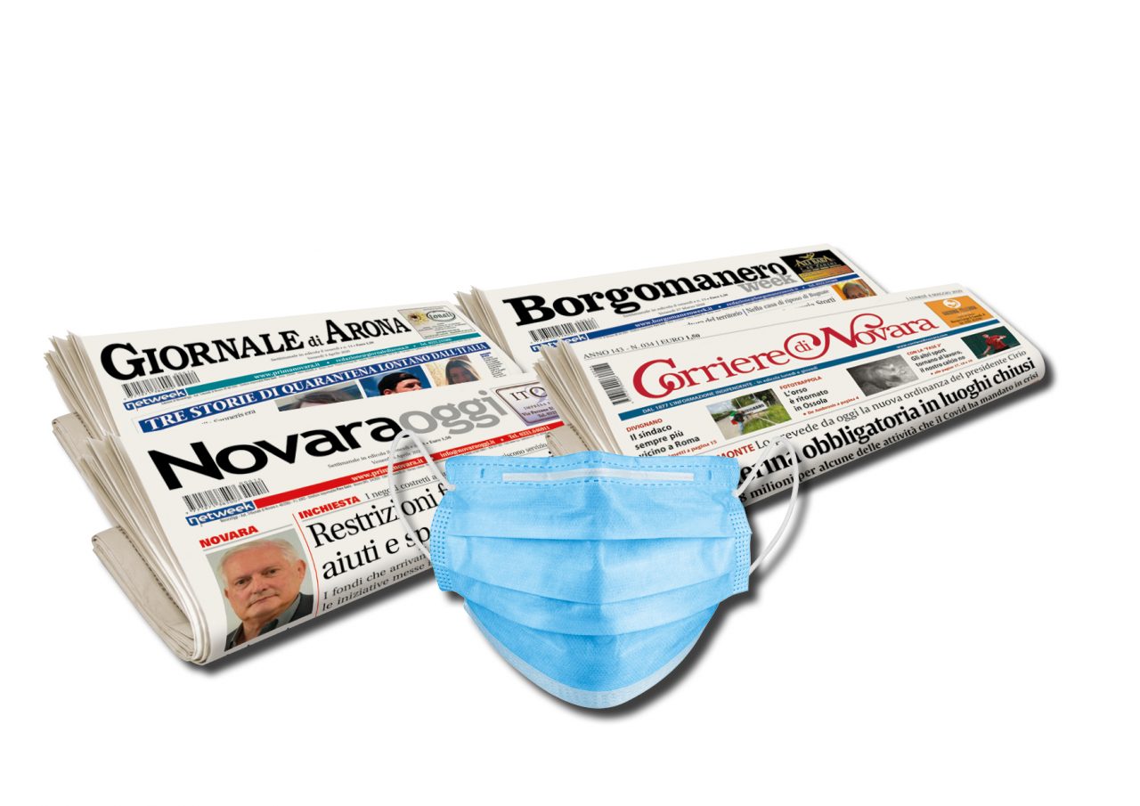 Fase 2: OGGI una mascherina insieme ai nostri giornali
