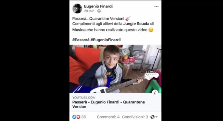 Eugenio Finardi promette: “Aronesi verrò a trovarvi”