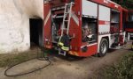 Vicolungo cascina a fuoco