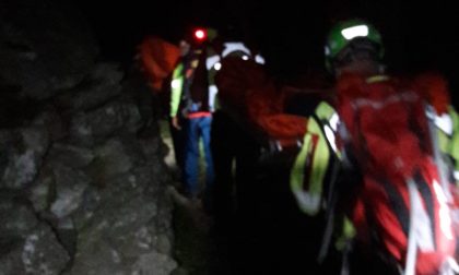 Soccorso un 40enne lungo un sentiero