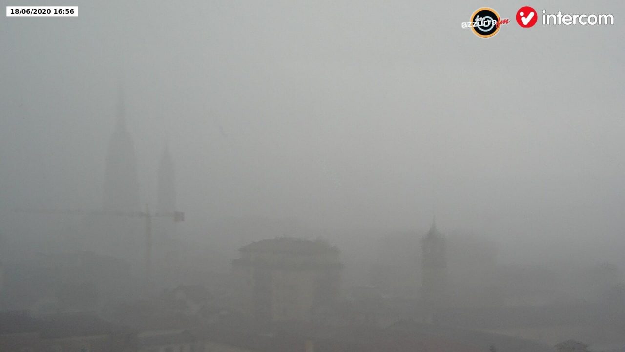 Violento nubifragio su Novara e novarese VIDEO