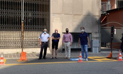 Novara nuovi stalli per disabili in centro
