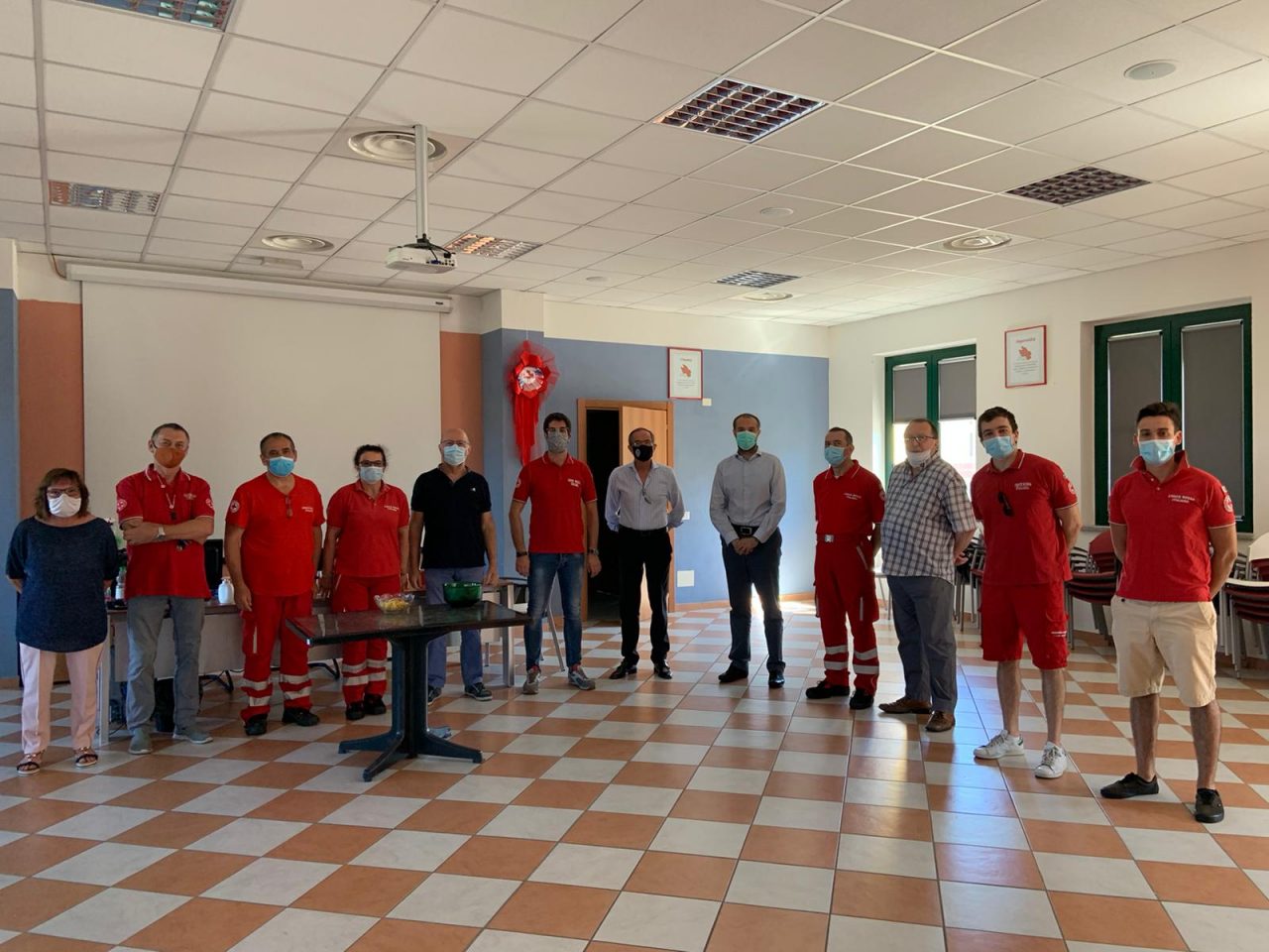 Presidente della Croce Rossa Piemonte in visita a Trecate
