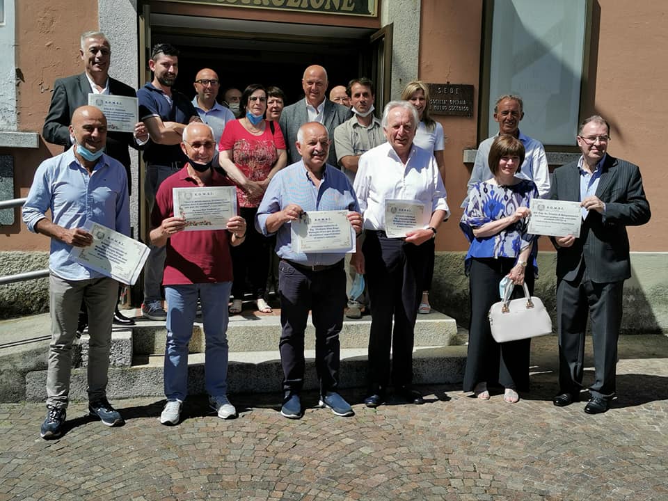 La Somsi di Gozzano e il ringraziamento alla rete sanitaria novarese