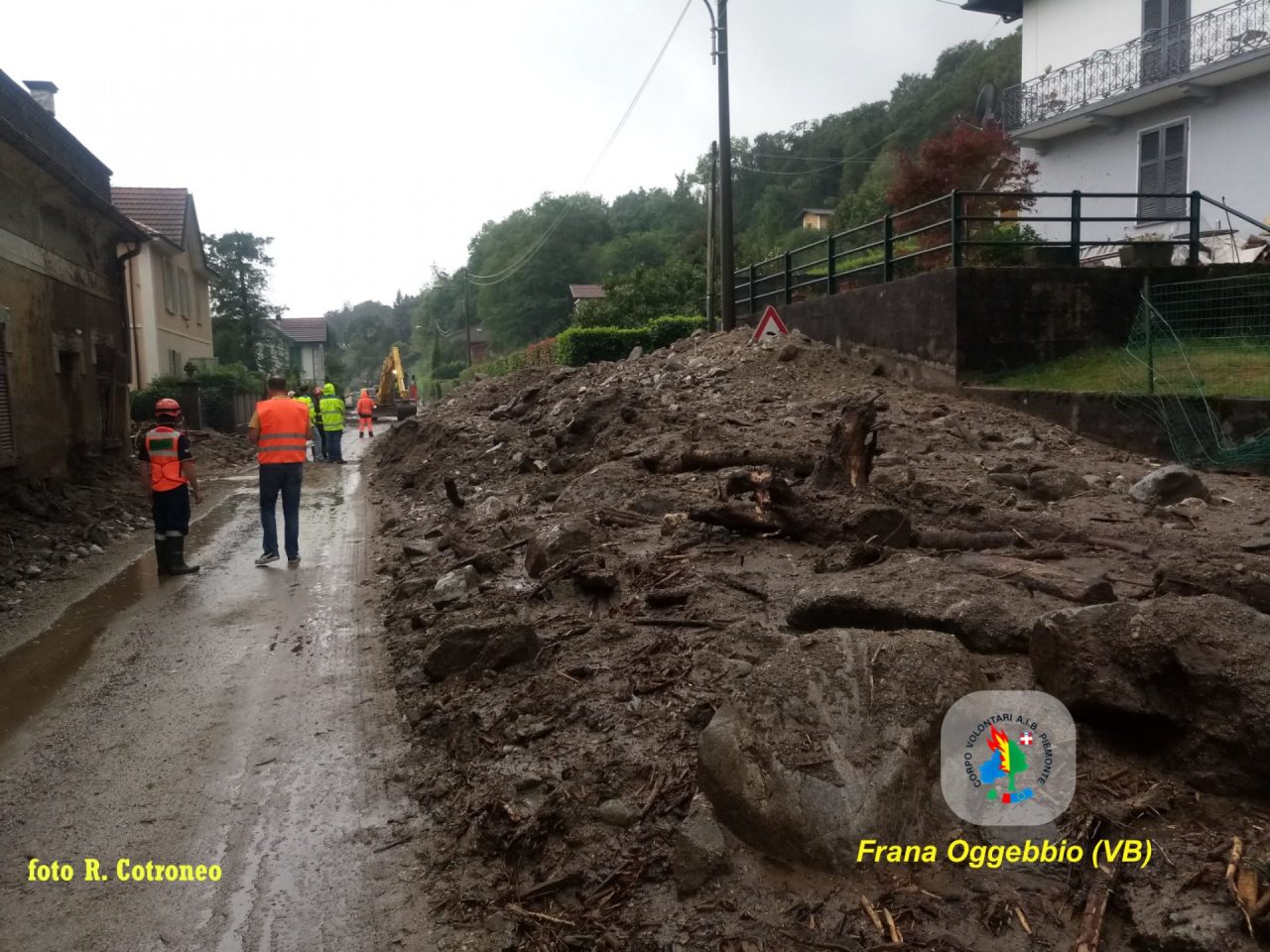 Maltempo: è ancora chiusa la Statale 34 del Lago Maggiore a Oggebbio