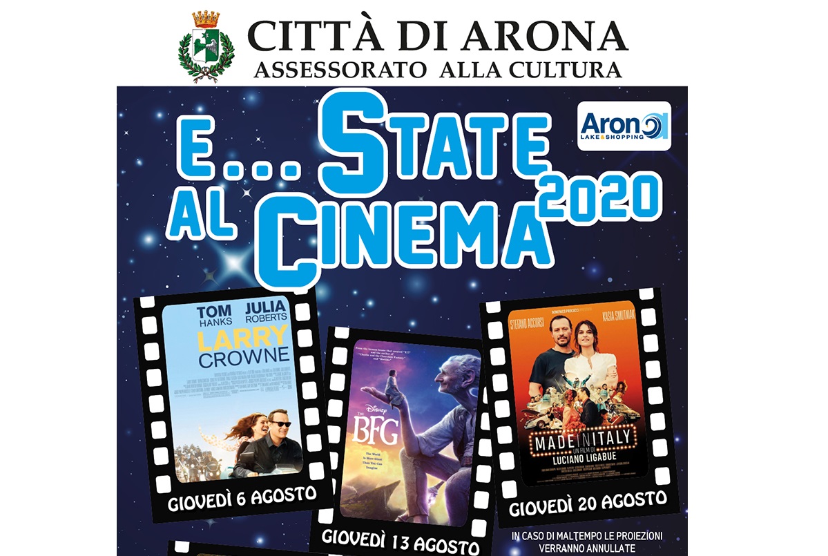 Arona oggi ricomincia il Cinema all’aperto