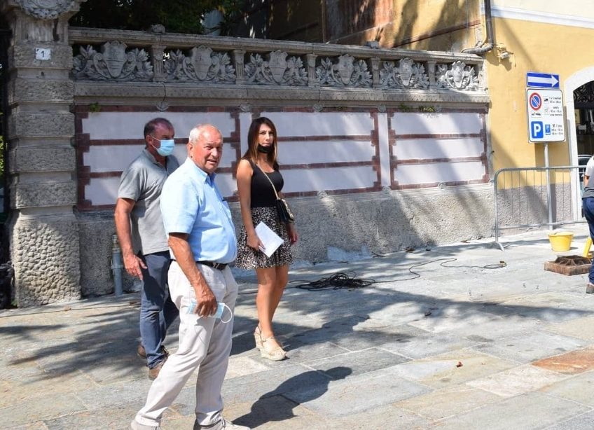 Gozzano inaugura il nuovo arredo urbano