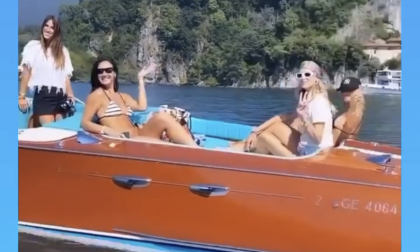Chiara Ferragni in giro per il lago: che spot per il Maggiore