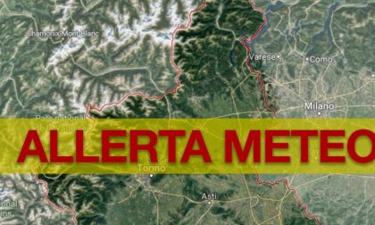 Arpa Piemonte ha diramato l’allerta gialla per tutto il Piemonte orientale