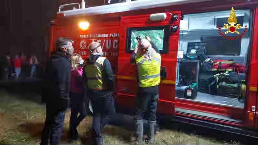 Vigili del fuoco ritrovano persona dispersa nella campagna di Momo