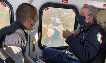 Borrelli visita i luoghi colpiti dall’alluvione: «Saremo più tempestivi possibile»