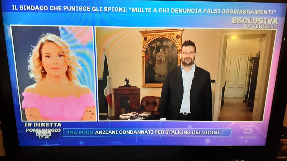 Borgosesia fa il giro delle tivù con l’ordinanza anti-spioni