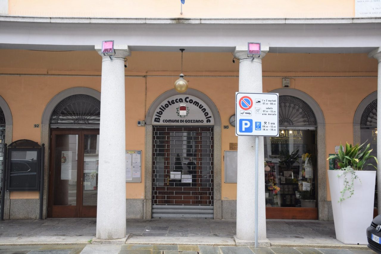Per un guasto tecnico al riscaldamento la biblioteca di Gozzano chiude per alcune settimane