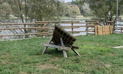 Vandali all'area attrezzata di Ticino Panni a Castelletto