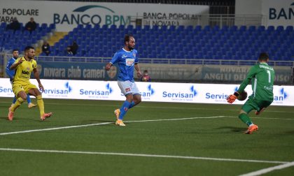 Il Novara calcio cade nel recupero