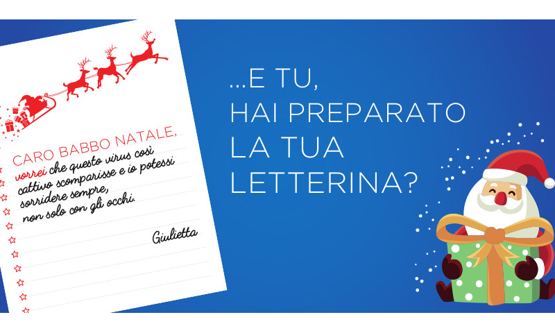 “Caro Babbo Natale vorrei..” inviateci la vostra letterina e donerete un pasto al banco alimentare