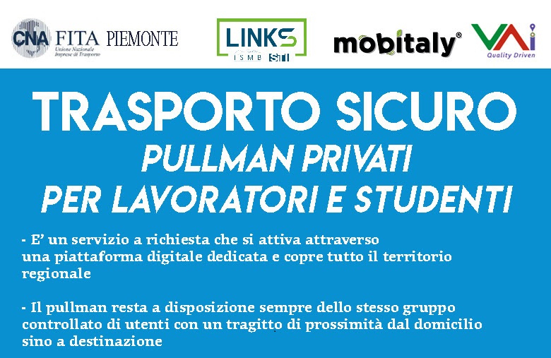 CNA Piemonte: “Pullman privati per trasporto di studenti e lavoratori: aspettiamo autorizzazione dalla Regione”