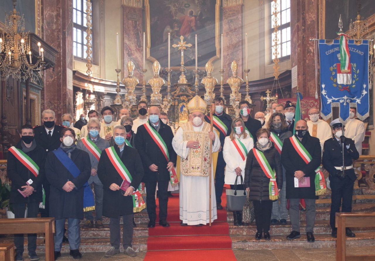 A Gozzano la patronale con il vescovo Franco Giulio Brambilla e i sindaci della Riviera